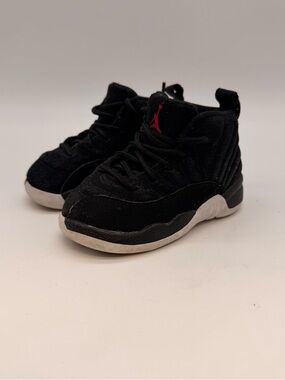 Nike Air Jordan 12 Retro Kids 6C Black Red Toddler Sneakers 850000-017